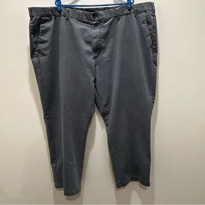 IZOD Men’s Big & Tall Khakis 54 x 30 Soft Grey Pants NICE!
